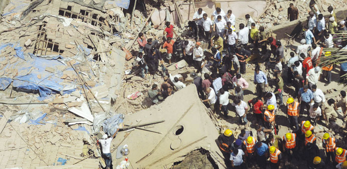 Six killed in Mumbai building collapse - Gulf Times