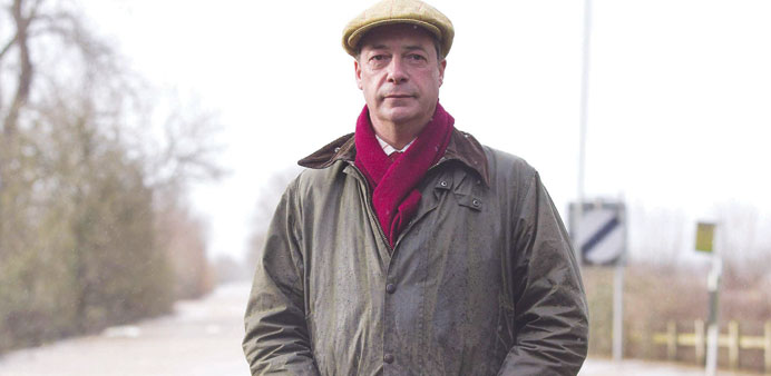  Nigel Farage: embarrassed