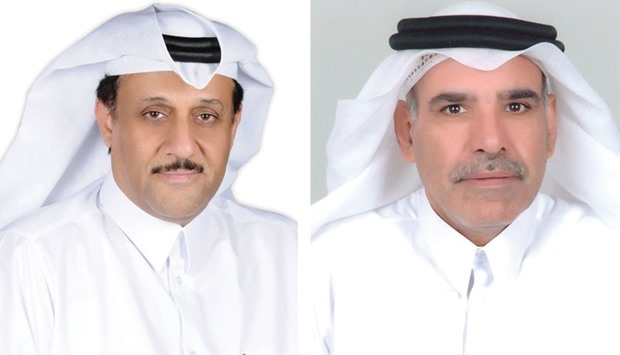 Dr Khalid al-Subai, acting executive director, Qeeri and Fahad H al-Mohannadi, GM and managing director, QEWC.