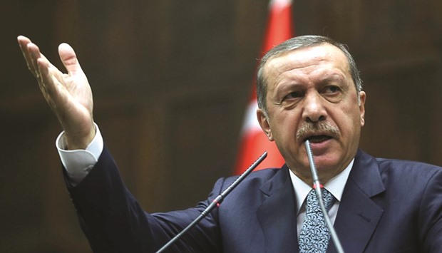 Erdogan: itu2019s a piece of black comedy that the EU criticises our country over the definition of terrorism.
