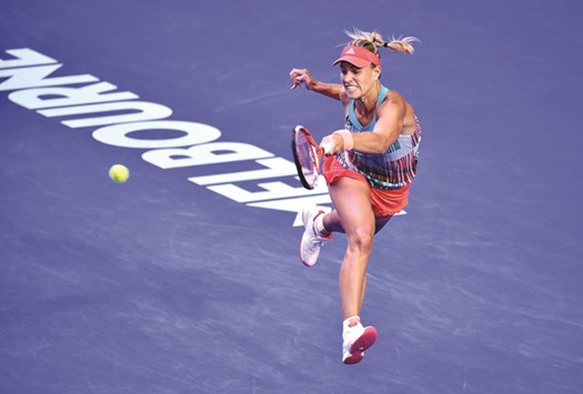 Angelique Kerber was the title contender in Madrid in the absence of Serena Williams.