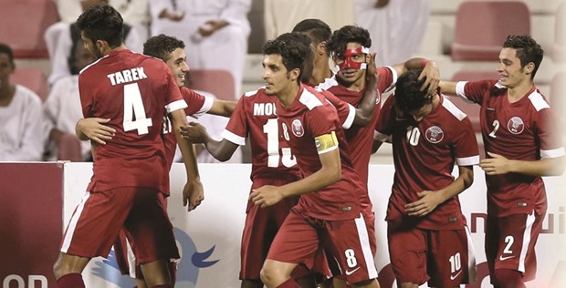 File picture of the Qatar U-19 team.