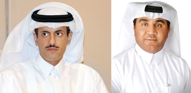 Sheikh Dr Khalid and al-Obaidli: Boost for expansion plans.