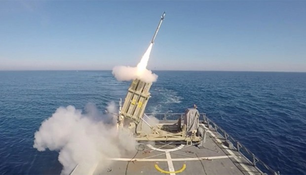 Israel's Iron Dome missile interceptor
