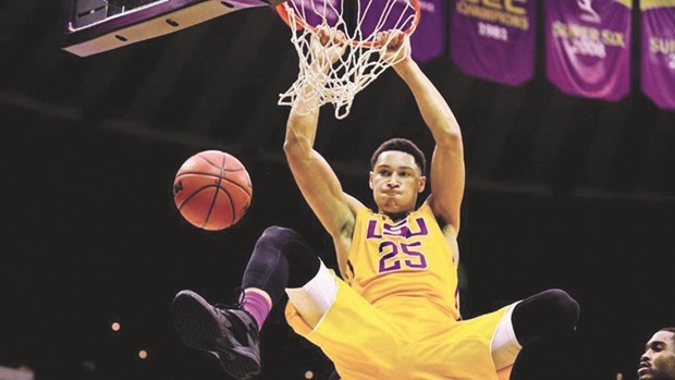 Australian forward Ben Simmons is tipped by many to be the first draft pick.