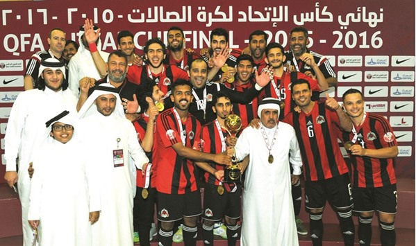 Al Rayyan beat arch-rivals Al Sadd 2-1 in the final to win the Qatar Football Association Futsal Cup at the Qatar Sports Club Indoor Hall.