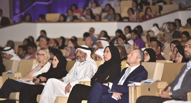 HE Dr Hanan Mohamed al-Kuwari at the Middle East Forum on Quality and Safety in Healthcare.