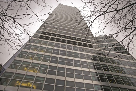 Goldman Sachs Group headquarters is seen in New York. The bank is looking to earn money from a broader borrower base as profits from traditional businesses like bond trading have slowed down.