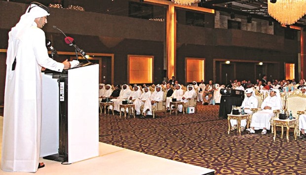 Al-Emadi addressing the forum.