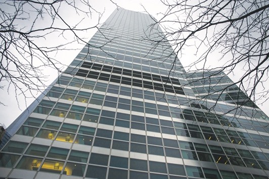Goldman Sachs Group headquarters is seen in New York. Goldman lead-managed a Japanese institutionu2019s first sale of bonds with negative yields, amid rising demand from foreign investors who can profit from currency swaps.