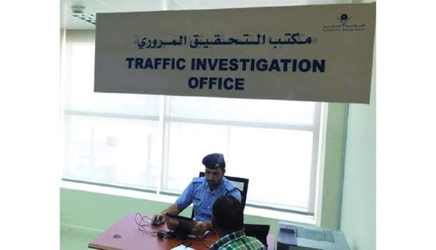 The new service is being provided as part of an integrated link between the Traffic Directorate and insurance companies.