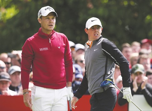 Masters champion Danny Willett (left) and Rory McIlroy are eyeing the situation on the spread of the Zika virus in South America. (Reuters)