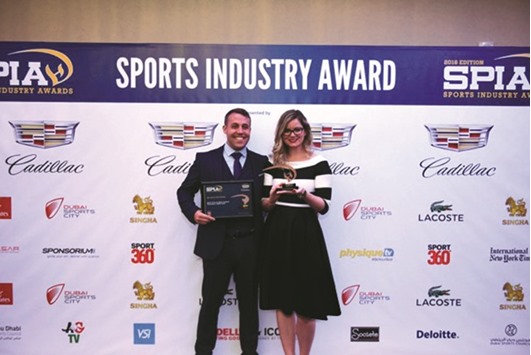 Koora Time receives Best Corporate Social Responsibility (CSR) Initiative at the Sports Industry Awards 2016.
