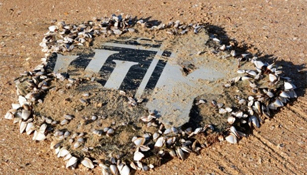 A part of the aircraft engine cowling from missing Malaysia Airline flight MH370