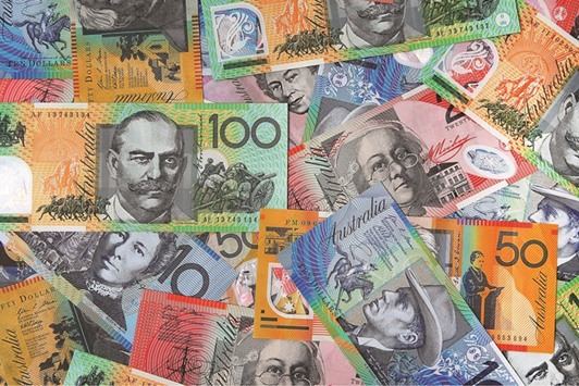 Australian dollar banknotes of various denominations are arranged for a photograph in Sydney. After a 5.1% slump in May, Australian dollar declines wonu2019t extend below the 70 US cent level in the near term as the Reserve Bank of Australia and the Federal Reserve are both unlikely to change interest rates at their June meetings.