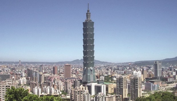 Taipei 101, formerly known as the Taipei World Financial Centre, in Xinyi district. Home prices in Taiwan dropped 1.2% and transactions declined 15.5% since the first quarter of 2015, according to government data.