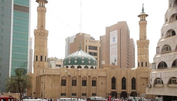 The mosque in Kuwait that was targeted by the Islamic State last year