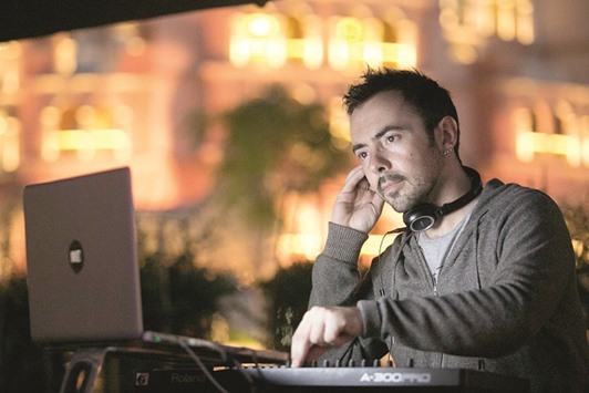PROWESS: DJ Pestana performing live at Antica Pesa last week.