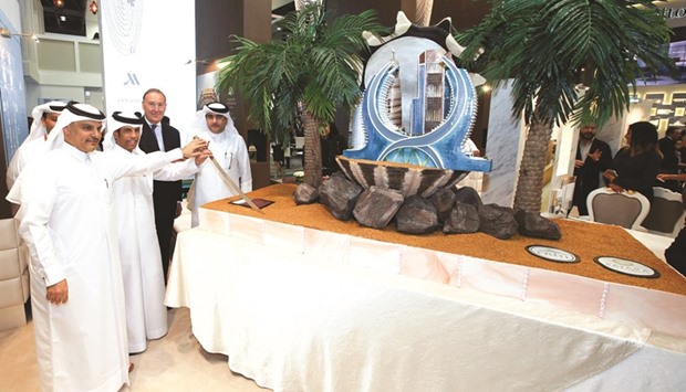 Katara Hospitality officials at an event in Dubai.