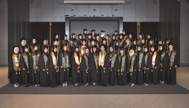 The Class of 2016 graduates from VCUQatar.