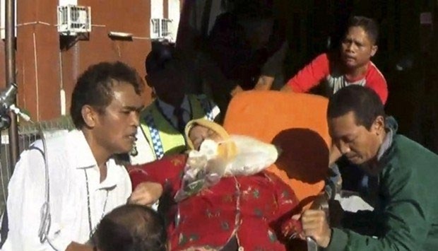 One of the injured passengers on the Etihad flight