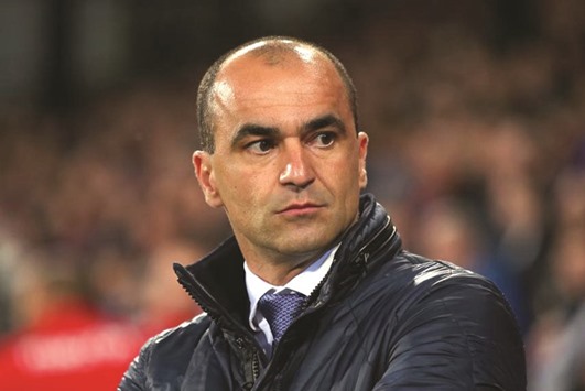 Everton manager Roberto Martinez  has come under increasing pressure with a number of supporters unfurlling banners calling for the Spaniard to end his three-year tenure.