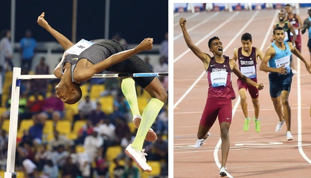 Qataru2019s Abubaker Haydar Abdalla won the regional 800m race to book a ticket to Rio.  and Qataru2019s Mutaz Barshim cleared 2.26m in the menu2019s high jump competition and said  that he was taking things u201cslowu201d to peak in time for the Olympics. PICTURES: Jayaram