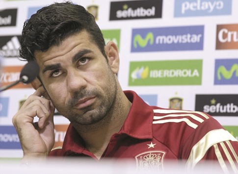 File picture of Spain striker Diego Costa.