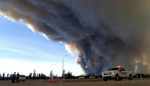 Fires and evacuation from forest fires in Fort McMurray
