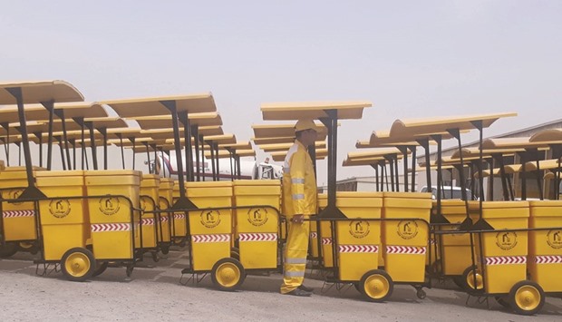 The new shaded trollies.