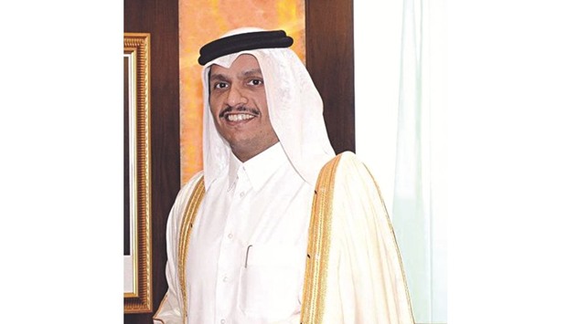 HE the Foreign Minister Sheikh Mohamed bin Abdulrahman al-Thani.