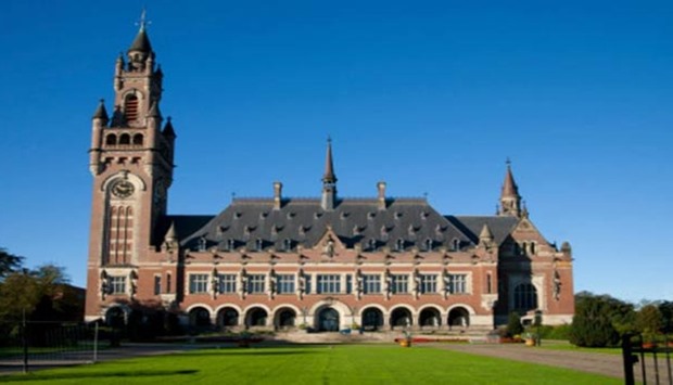 The International Court of Justice at The Hague.