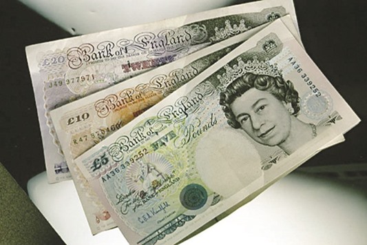 The Sterling pound suffered from news of falling industrial production in Britain and a widening of the countryu2019s trade deficit.