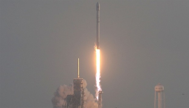 SpaceX Falcon 9 rocket launches from pad 39A