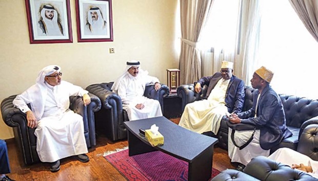 Dignitaries during the visit.