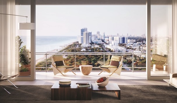 An interior of JREu2019s Eighty Seven Park property.