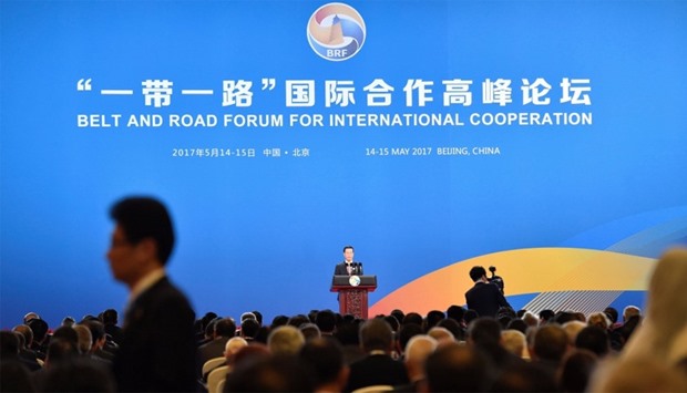 The Plenary Session of High-Level Dialogue, at the Belt and Road Forum in Beijing