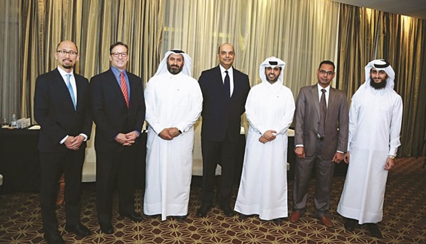 Officials of QDB and Babson College during the u2018Entrepreneuru2019s Boot Campu2019 held in Doha.