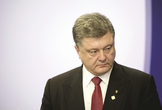 Poroshenko: promised to quickly close his Russian social media accounts.