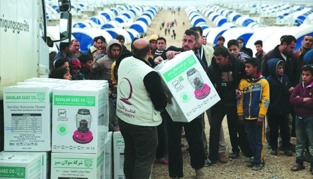 Qatar Charity provides relief materials to the people of Mosul