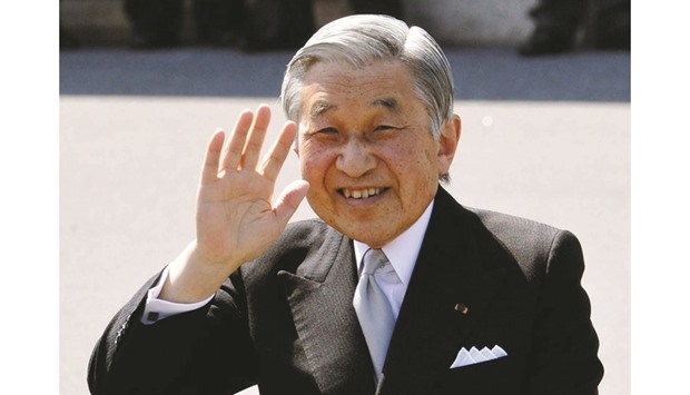 The Japanese government yesterday approved a one-off bill allowing ageing Emperor Akihito to step do