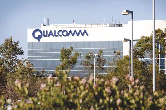 The Qualcomm offices in La Jolla, San Diego, California. Qualcomm is suing four Asian contract manufacturers for not paying licensing fees. On Wednesday, it filed a request in San Diego federal court for an order forcing them to continue to make licensing payments.