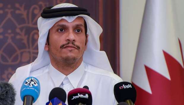 Qatari Foreign Minister Sheikh Mohammed bin Abdulrahman bin Jassim Al-Thani
