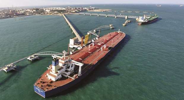 A general view of a crude oil importing port in Qingdao, Shandong province, China. Russiau2019s Energy Minister said yesterday that an Opec and non-Opec committee could discuss possible adjustments to the Vienna agreement when it meets.
