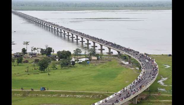 Marking the third anniversary of the National Democratic Alliance government at the Centre, Prime Minister Narendra Modi yesterday inaugurated the countryu2019s longest river bridge - the Dhola-Sadiya Bridge over the Brahmaputra river in Assam u2014 and dedicated it to the people of the nation.