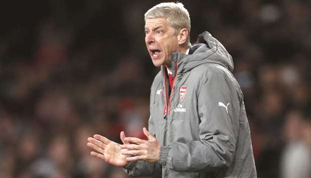 File picture of Arsenal manager. His team play the FA Cup final today against Chelsea at the Wembley stadium.