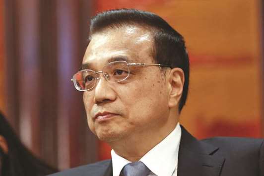 Chinese Premier Li Keqiang at a press conference in Beijing. China is determined to open its market and is positive about promoting talks on a China-EU investment agreement, a senior Chinese official said yesterday.