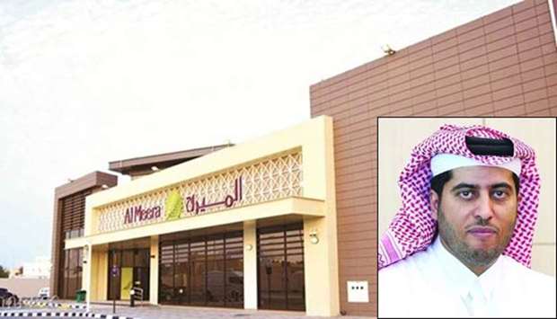 An Al Meera store in Qatar. Inset, chairman Sheikh Thani bin Thamer al-Thani.