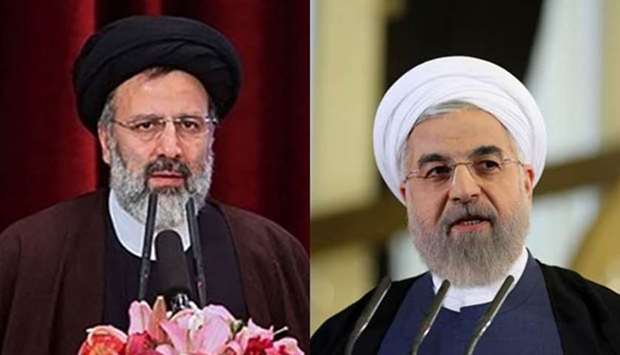 Ebrahim Raisi (left) lost the election to Hassan Rouhani by a margin of 57% to 38%.