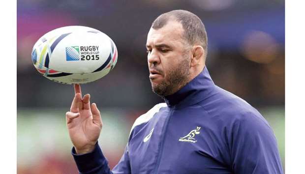 File picture of Australia head coach Michael Cheika.